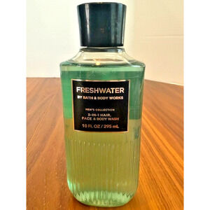 Bath & Body Men’s Collection Freshwater 3-in-1 Hair, Face & Body Wash 10 fl oz